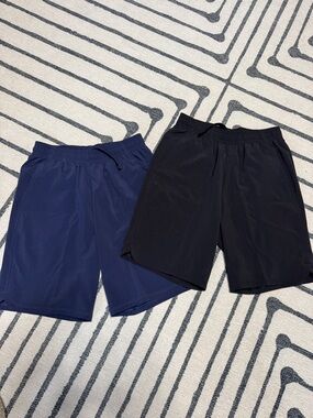 All In Motion Athletic Shorts with Pockets - Navy & Black